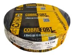 COBREFORT - FIO FLEXIVEL COBREFORT 1.5MMX100M PRETO 100%