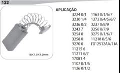 MADFIX - CARVAO PARA FURAEIRA BOSCH 1106/07 (PAR)122G
