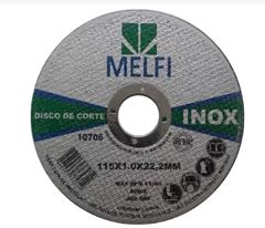 MELFI - DISCO CORTE INOX 4.5X1.0X22 (EMB COM 10)