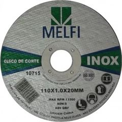 MELFI - DISCO CORTE INOX 4.3/8X1.0X20 (EMB COM 10)