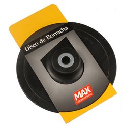 MAX - DISCO DE BORRACHA PARA LIXADEIRA 7.0” COM ARRUELA