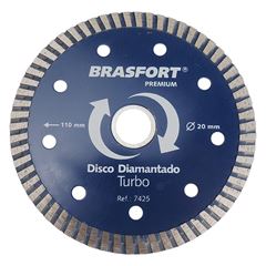 BRASFORT - DISCO DIAMANTADO PREMIUM TURBO 110X20MM