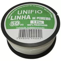 UNIFIO - LINHA PEDREIRO  50M BRANCO (PESCA)