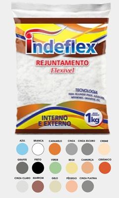 INDEFLEX - REJUNTE CINZA CLARO 1K