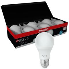 AVANT - LAMPADA LED BULBO 09W BRANCO (PACK COM 6)