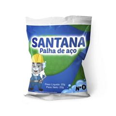 SANTANA - PALHA AÇO N.0 (EMB COM 20)